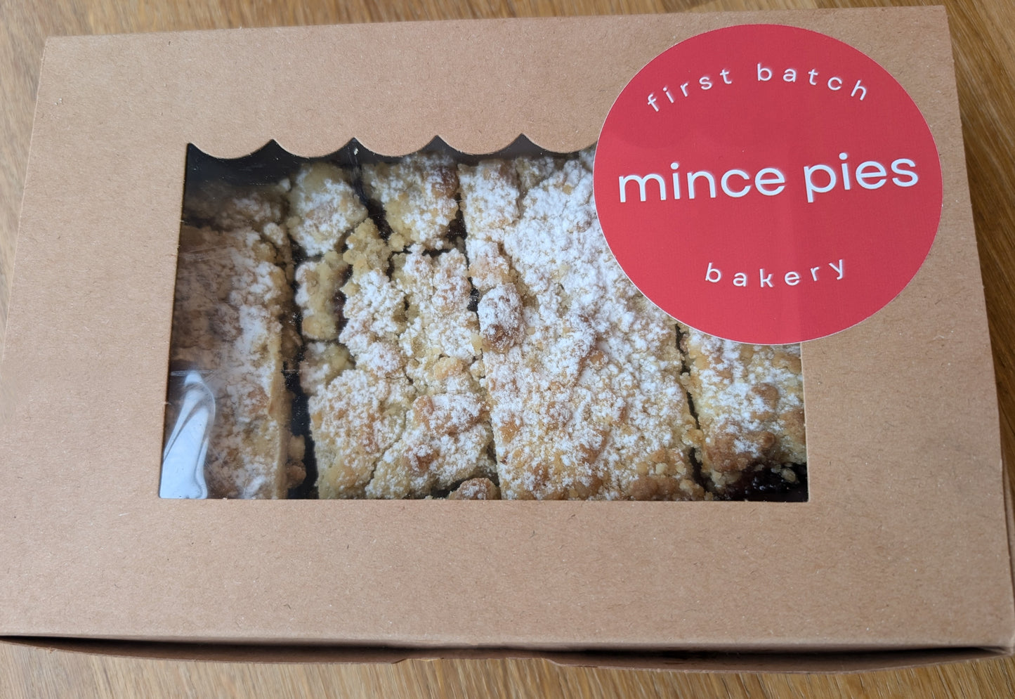 Mince Pie Shortbread Bar (Box of 4)