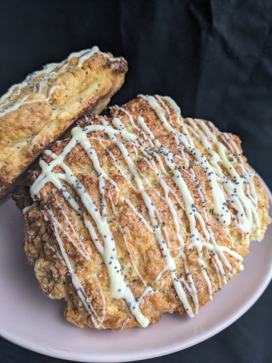 Orange and Poppyseed Scone