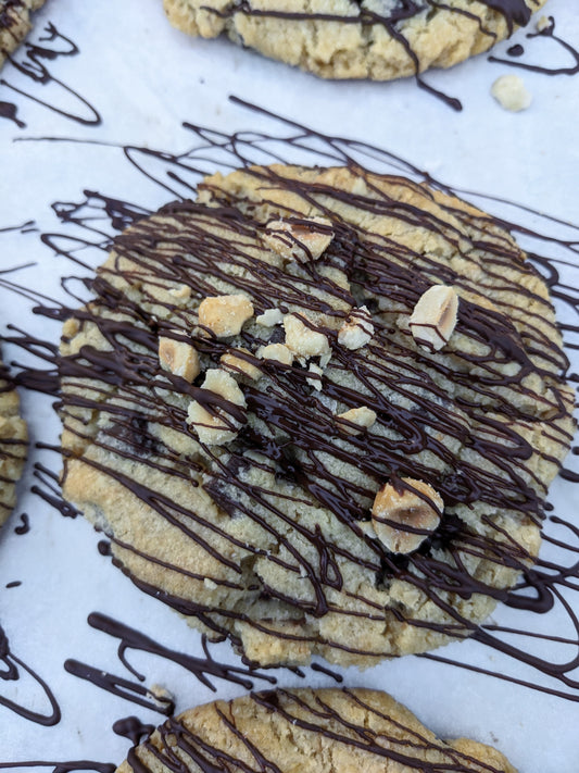 Hazelnut Chocolate Stuffed Cookie