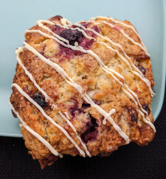 Lavender Blackberry Scone