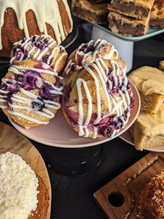 Blueberry Lemon Brioche Swirl